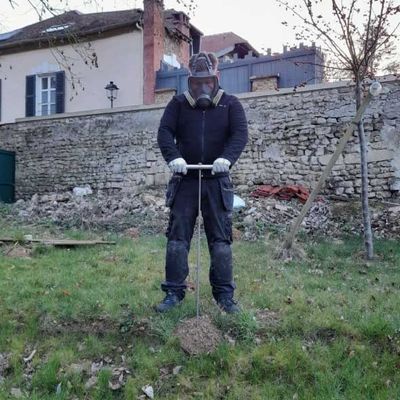 Taupes dans le jardin